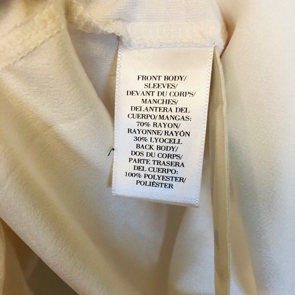 Ann Taylor - White long sleeve blouse - Picture 6 of 6